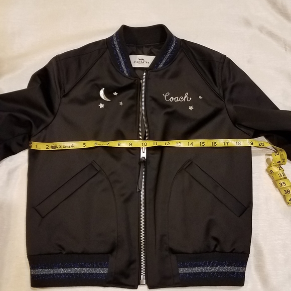 Coach City Sky Cropped Jacket Rainbow - Picture 7 of 16